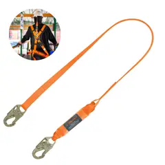 TRUPER - Línea de vida 18m cinta políéster absorbedor impacto ANSI