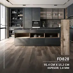 DECOKASA - Piso laminado pvc autoadhesivo Fd828 - cubre 5m2