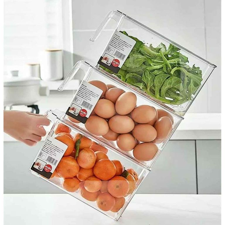 Taper organizador de refrigerador con asa