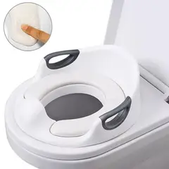 ELMEJORPRECIO - Asiento De Inodoro De Entrenamiento Para Niños Blanco