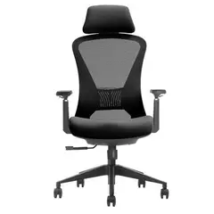 DECORPLAS - Silla Giratoria Ergonomica Texas Black