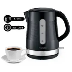 WHITELINE - Hervidor Eléctrico de 1.7 litros Whiteline 1707 Negro