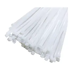 GENERICO - Precinto de Seguridad Pillko 100mm x 2.5mm - Blanco