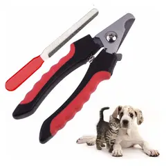 GENERICO - Corta Uña Grande con Limador para Gato Perro