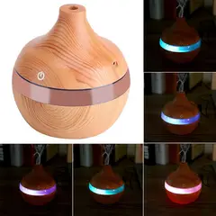 SEISA - Humidificador ultrasónico purificador de aroma luces led