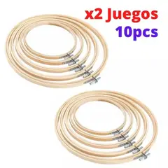 GENERICO - Bastidor Para Bordar Aro De Madera Costura Bordado