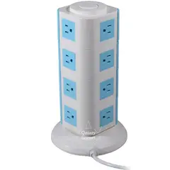 OEM - Torre Enchufe Tomacorriente Extesion Multiple 4 Pisos + Puertos USB 2A