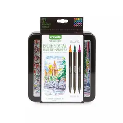 CRAYOLA - Marcadores Crayola Brush doble punta - juego de caligrafía