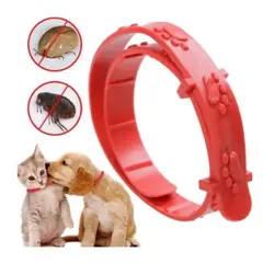 GENERICO - Collar anti pulgas para mascotas de goma para perros gatos