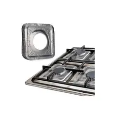 GENERICO - Protectores De Hornilla De Cocina Aluminio x 5 unid.