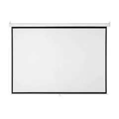 JOTA STORE - Ecran Manual Evox Pantalla para Proyector 100 pulgadas Blanco Mate