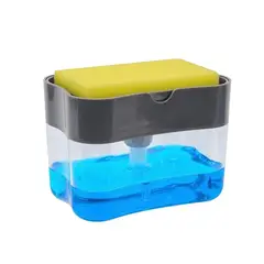 GENERICO - Dispensador de Jabón Liquido Lavavajillas con Esponja