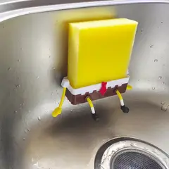 KAST PE - Soporte para Esponja Dibujo Animado Soporte + Esponja