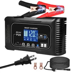 GENERICO - Cargador Inteligente Batería Auto Baterías camion 12v y 24v