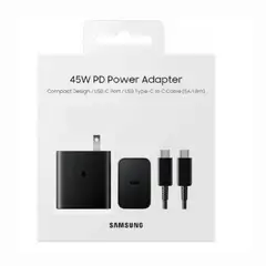 SAMSUNG - Cargador 45W con Cable 1.8m - Original