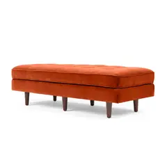 YOLODECORO - Banco Otomana Scott Naranja Tostado