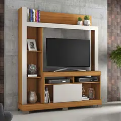 SOPORTEX - Centro de entretenimiento 43'' NT 1025 MDP Ceniza-Blanco