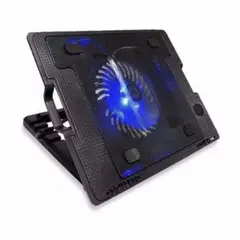 OEM - Cooler Cooling Pad 638B con 5 Niveles Led Azul hasta 17 Pulgadas