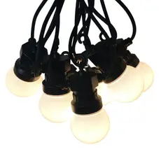 INSPIRA - Guirnalda de Luces Bombillas Blancas para Exterior Decorativa 5m