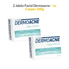 GENERICO - 2 Jabón Facial Dermoacne - La Cooper 100g