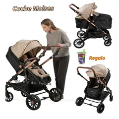 Baby - Coche para Bebe Moises Grand Gold Beige