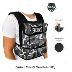 HOLGU - Chaleco Crossfit Camuflado 10kg