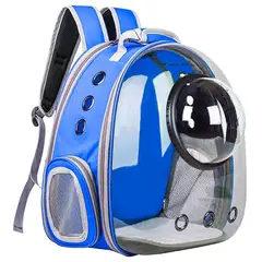 GENERICO - Mochila Tipo Capsula para Perros Color Azul