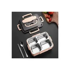 GENERICO - Lonchera de 4 Divisiones con Sujetador