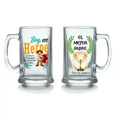 INSPIRA - Vaso taza chopp cervecero regalo dia del padre Diseño Aleatorio