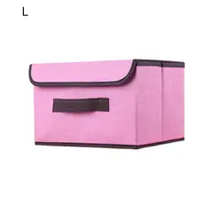 GENERICO - Caja de Almacenamiento con Tapa Portátil Plegable 36x24x23 cm