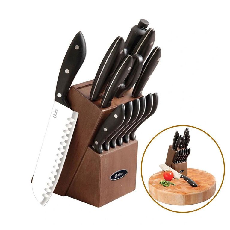 Set de Cuchillos Oster Huxford Acero 14 piezas