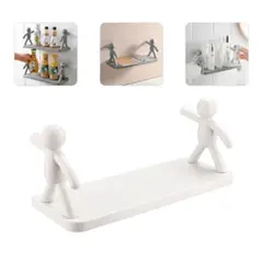 OEM - Repisa Flotante Organizador Humanoide Blanco