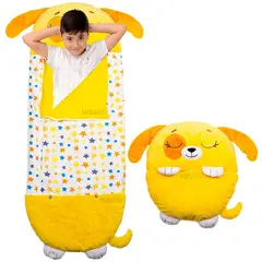 MINARI - Bolsa Saco de Dormir Almohada 2 en 1 para Niños Perro AM 73V