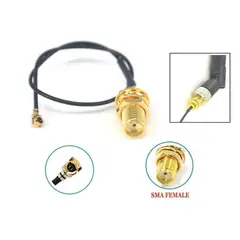 GENERICO - CABLE PIGTAIL UFL A SMA HEMBRA 17CM