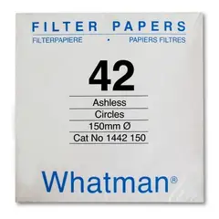 GENERICO - PAPEL FILTRO WHATMAN 42  CAJA X 100 UNIDADES