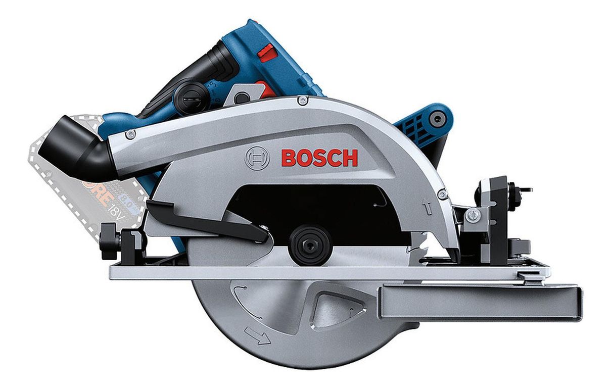 Sierra Circular 7 1/4" 18V Biturbo 64mm Baretool Bosch GKS 1