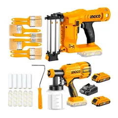 INGCO TOOLS - CLAVADORA PISTOLA DE PINTAR  BROCHAS  RODILLO - COSLI23016