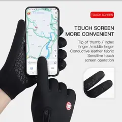 GENERICO - Guantes Ciclismo Moto Táctil Impermeable Talla M