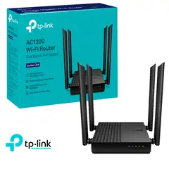 TP LINK - Router Tp-Link Archer C64 Mu-Mimo 5 Ghz 2.4 Ghz Ac1200