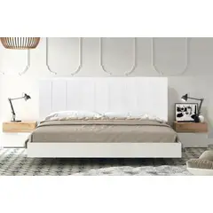 VILLA HOGAR - Cabecera King Boston blanco