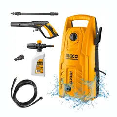INGCO TOOLS - HIDROLAVADORA 1400W SHAMPUNERA 400ML CARWASH AUTOS LIMPIEZA INGCO