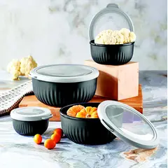 VIP AHMET - Set de Tapers 4 Piezas Color Negro