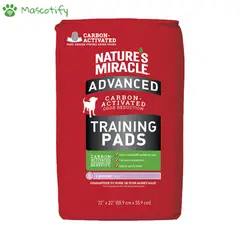 NATURES MIRACLE - Nature’s Miracle Paños de entrenamiento carbón activado x25