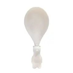 GENERICO - Cuchara Paleta para Arroz Diseño Oso Blanco