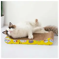 GENERICO - Rascador Grande de Cartón para Gato