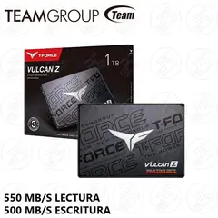 TEAMGROUP - Disco Solido SSD Vulcan Z 1TB SATA 6GBs 2.5 T253TZ001T0C101