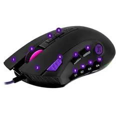 PRIMUS - Mouse Gamer GLADIUS PMO-302 32000 DPI 12 Botones