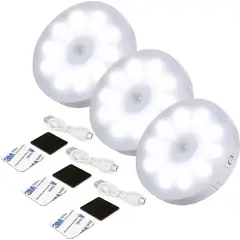 OEM - Luces con Sensor de Movimiento Recargable por USB Con Imán 3PCS