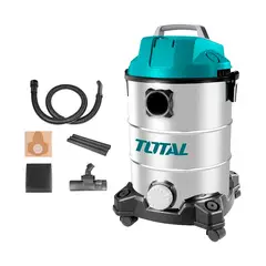 TOTAL TOOLS - ASPIRADORA 1300W 30 LITROS POLVO AGUA TOTAL TANQUE METÁLICO - TVC13301