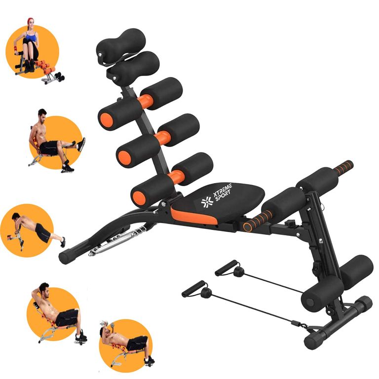 Banca Abdominal Six Pack 22 en 1 Multitrainer